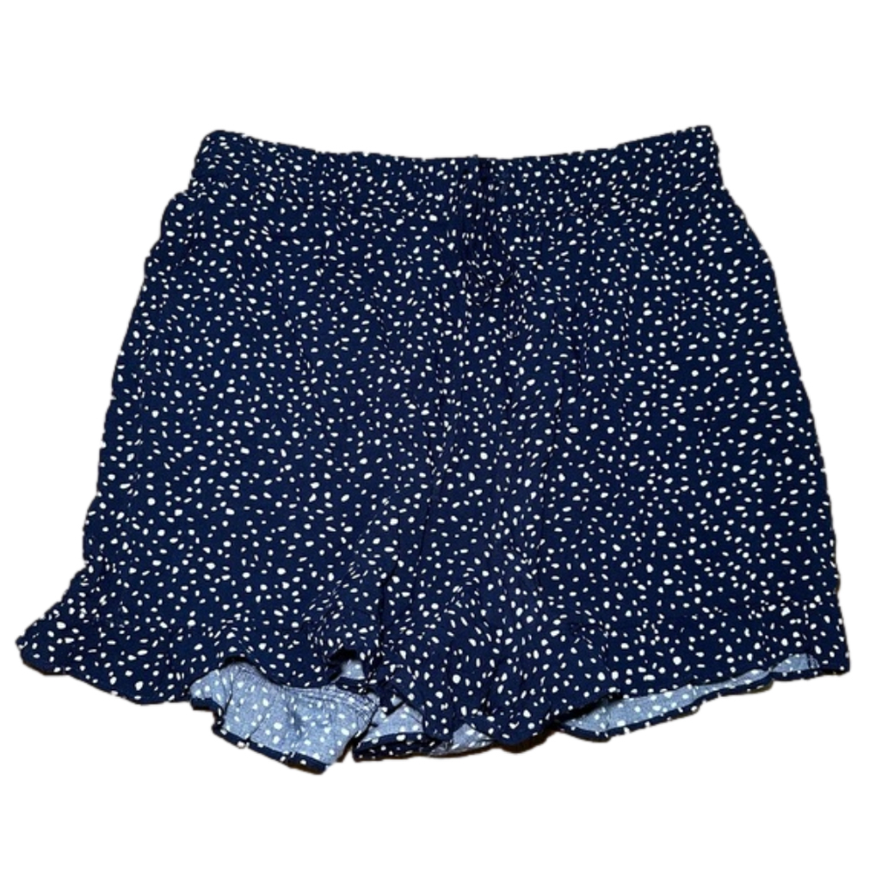 CeCe Navy Blue Polka Dot Shorts Size Medium